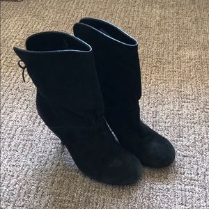 Rampage Ella Velvet Booties